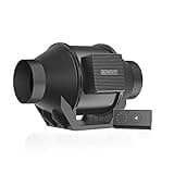AC Infinity CLOUDLINE A4, Quiet 4” Inline Duct Fan with Speed Controller, EC Motor - Ventilation Exhaust Fan for Heating Cooling Booster, Grow Tents, Hydroponics