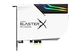 CREATIVE Sound BlasterX AE-5 Plus Pure Edition SABRE32 Ultra-Class 32-bit/384kHz PCI-e Gaming Sound Card and DAC with Dolby Digital and DTS, Xamp Discrete Headphone Bi-amp, 122dB SNR, RGB LED Strips