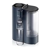 Bluevua RO100ROPOT-Travel Reverse Osmosis System Countertop Water Filter, Compact 6-Stage Filtration with UV, Includes Glass Bottle, Portable Water Purifier for Home & Travel, Blue