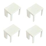 spansee 4 PCS Bookcase Connector Compatible with IKEA Billy Bookshelf, Bookshelf Aligner Shelf Straightener, Accessories Compatible with IKEA Billy Shelves, Top Aligner (White)