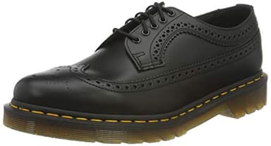 Dr. Martens® 3989 YS Unisex Shoes for Work and Leisure – Smooth Leather Upper – Side Groove – Classic Stitch Black Smooth UK 8 (US Men's 9, US Women's 10) Medium