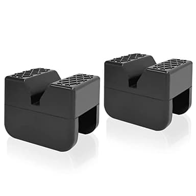 TONDA Jack Stand Pads, Universal Rubber Jack Pad Adapter, Rail Pinch welds Protector, 2 Pack