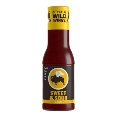 Buffalo Wild Wings Sweet and Sour Sauce, 12 fl. oz., Made with Tangy Vinegar, Perfect Dipping Sauce, Chicken Wing Glaze, Stir-Fry Dressing or Chicken Marinade