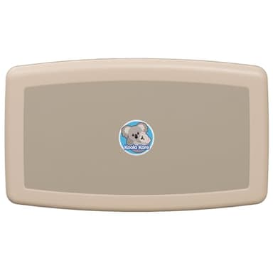 Koala Kare Surface-Mounted Horizontal Baby Changing Station, Model KB300-00 (Beige)