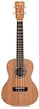Cordoba 15CM Concert Ukulele - Hand Crafted With Mahogany Top, Back & Sides, Authentic Abalone Rosette & Satin Finish & Premium Italian Aquila Strings - For Beginners & Professionals