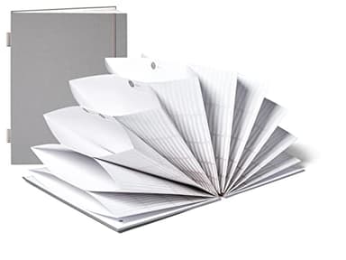 Savor | 2025 Edition Luxe Accordion Fan Folio™ | Fabric Bound Acid-Free Document Organizer with Labels | Ideal for Important Records, Graduation Gift, Home Paper Organization and Archive