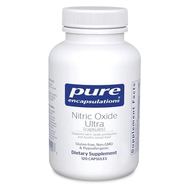 Pure Encapsulations Nitric Oxide Ultra (Capsules) - Supplement Supports Nitric Oxide Production, Healthy Blood Flow & Vascular Health - with L-Citrulline & CranLoad Cranberry Extract - 120 Capsules