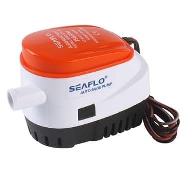 SEAFLO 06-Series Automatic Bilge Pump - 12V DC, 750 GPH, Built-In Float Switch, Fully Submersible, Marine-Grade Durable Construction, Easy Installation for Boat and Marine Applications