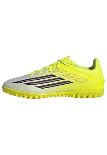 adidas Unisex-Adult F50 Club Turf, Team Solar Yellow/Black/Lucid Red, 7