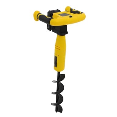 Cordless Electric Post Hole Digger Hole Digging Machine Electric Earth Auger for Post Hole Digging Drilling Tree Planting, with Battery and Charger, 550rpm