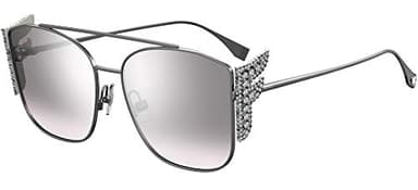 FENDI Freedom FF 0380/G/S Ruthenium+I1861/Grey Shaded 62/17/140 women Sunglasses