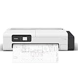 Canon imagePROGRAF TC-20 – Single Function Printer | 24" Large Format Poster & Plotter Printer - Automatic Roll & Cut Sheet Paper Feeder, USB, Wi-Fi, LAN,White