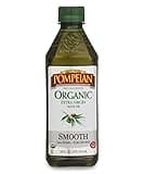 Pompeian USDA Organic Smooth Extra Virgin Olive Oil, Contains Polyphenols, First Cold Pressed, Smooth, Delicate Flavor, Perfect for Sautéing & Stir-Frying, 16 FL. OZ