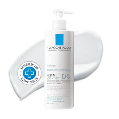 La Roche-Posay Lipikar Urea 10% Roughness Smoothing Lotion, Body Lotion For Dry Skin With 10% Urea + Shea Butter + Allantoin, Rough And Bumpy Skin Lotion, Softens & Smooths Skin With 1 Application