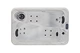 Luxury Spas Cashmere 2 Person Deluxe Rectangular White Outdoor Spa