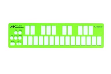 Muse Kinetics K-Board-C | Colorful 25 Key USB MPE MIDI Keyboard Controller with USB-C (Lime)