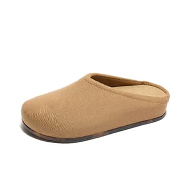 Rothy's The Casual Clog Women's Slip-On Shoes, Classic Wool Mules, Butternut, Sustainable & Washable, Size 8