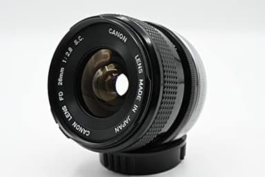 Canon 28mm f/2.8 1:2.8 SC (Super Spectra Coating) FD Breech Mount Wide Angle Lens (Renewed)