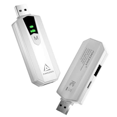 AIMZENIX AX200PRO Keyboard Mouse Adapter, High-Performance Converter for Playing FPS, COD, R6, The Finals | Compatible with PC & Nintendo Switch