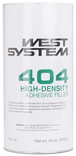 WEST System® 404 High-Density Epoxy Filler | Strong Structural Thickening Additive for Epoxy Resin Bonding and Filleting | Made in The USA