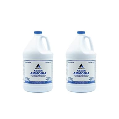 CPDI Clear Ammonia Cleaner Liquid, 2 Gallon, Multipurpose, Multi-Surface Cleaning Solution Removes Grease, Hard Water Stains, and Odors, Kitchen and Bathroom Use