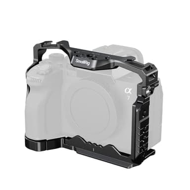 SmallRig HawkLock Quick Release Full Cage for Sony Alpha 7R V/Alpha 7 IV/Alpha 7S III/Alpha 1 / Alpha 7R IV/Alpha 7 V, Built-in Quick Release Plate for Arca, Cold Shoes (Upgraded Version)