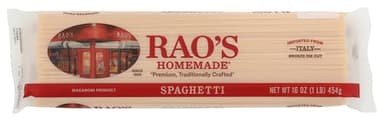 Rao's Homemade Spaghetti Pasta, 16oz, Traditionally Crafted, Premium Quality, From Durum Semolina Flour, Traditional Bronze Die Cut, Imported from Italy