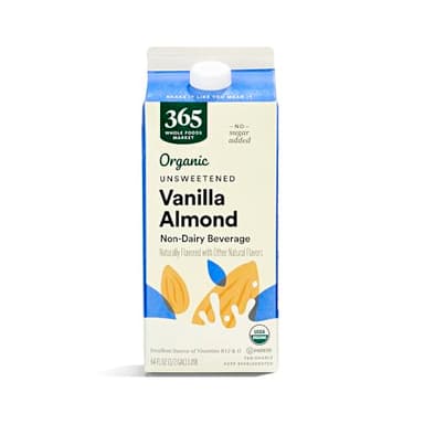 365 by Whole Foods Market, Organic Almondmilk Unsweetened Vanilla, 64 fl oz