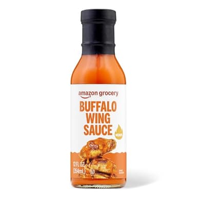 Amazon Grocery, Buffalo Wing Sauce, Medium, 12 Oz