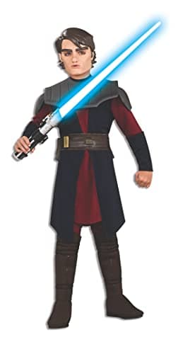 Rubie's Boys Star Wars Clone Wars Deluxe Anakin Skywalker Costume and Mask, Medium