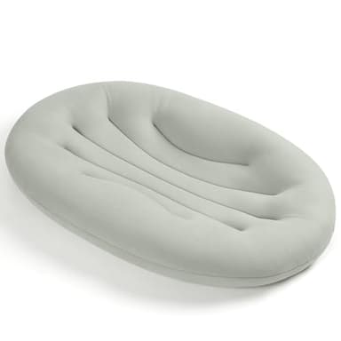 Happle sunny Baby Lounger for Newborn: Portable & Lightweight Pillow for Tummy Time Playtime & Diaper Changes - Skin-Friendly & Breathable for 0-12 Month Supervised Use