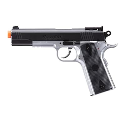 WINGUN Sport 601 1911 Spring Airsoft Pistol (Color: Silver/Black)
