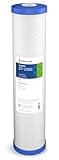 Pentair Pentek EP-20BB Big Blue Carbon Water Filter, 20-Inch, Whole House Carbon Block Replacement Cartridge with Bonded Powdered Activated Carbon (PAC) Filter, 20" x 4.5", 5