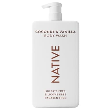 Native Sulfate Free Body Wash Contains Naturally Derived Ingredients | for Women & Men| Coconut & Vanilla, 36 oz