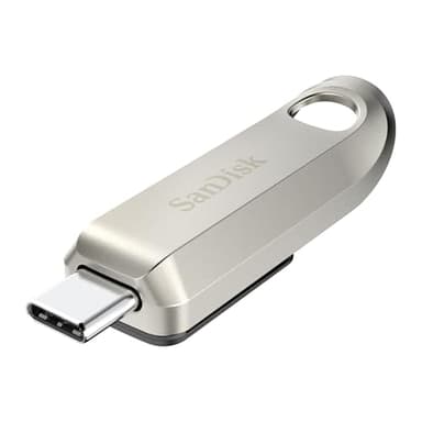 SANDISK 256GB Ultra Luxe USB Type-C Flash Drive - Up to 400MB/s, USB 3.2 Gen 1, Premium Metal Design - SDCZ75-256G-G46