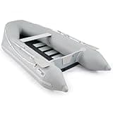 CO-Z 10ft Inflatable Dinghy Boat, 4 Person 990lb Transom Sport Tender Boat with Pump Aluminum Oars Floor, Heavy Duty Inflatable Raft Kayak for Adults