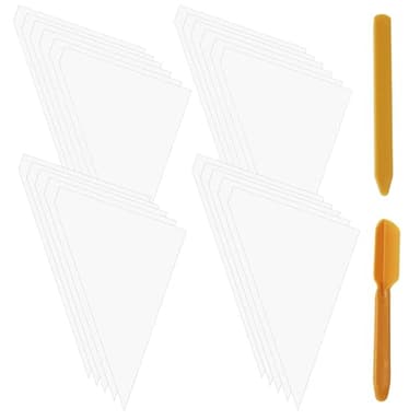 24 Pieces Tile Grout Masonry Mortar Bag, 16x12 Inch Heavy Duty Tear Resistant Puncture Tip Cement Sealer Bag with Tile Caulk Tool,Grout Bag for DIY Tile Installation, Brickwork Projects
