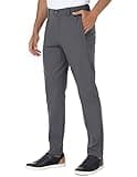 Slim Fit Dress Pants for Men Golf Casual Nylon Pants Waterproof Lightweight for Hiking Casual Work Grey,30Wx32L