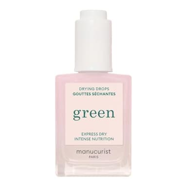 Manucurist Green Nail Polish Drying Drops - Fast Dry Nail Polish - Halves Drying Time - Nourishing Nail Care - 49.5% bio-sourced - Nail OIl - Cuticle Oil for Nails - Green System Compatible 0.5 Fl Oz