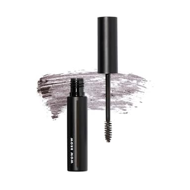 e.l.f. Wow Brow Gel, Volumizing, Buildable, Wax-Gel Hybrid, Creates Full, Voluminous-Looking Brows, Locks Brow Hairs In Place, Deep Brown