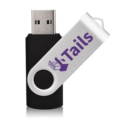 Linux Tails OS for Anonymous Internet Access with No Censorship | Bootable Live USB Flash Thumb Drive - Secure Your Privacy Online | Comes 50+ Preinstalled Tools