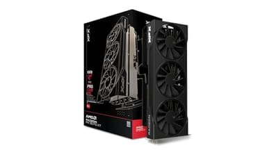XFX Swift AMD Radeon RX 9070 XT Triple Fan Gaming Edition with 16GB GDDR6 HDMI 3xDP, RDNA 4 RX-97TSWF3B9, Graphics Card, Compatible with Desktop PCs