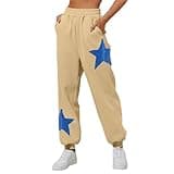 Nantdog People of Free Dupes Sweatpants Women Wide Leg Baggy Straight Leg Plus Size Joggers with Pockets Cargo Palazzo Pajama Pants Khaki 2024