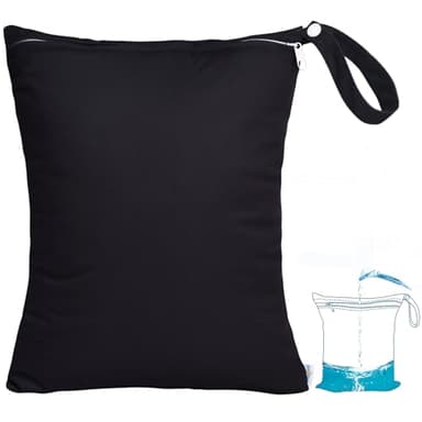 babygoal Waterproof Wet Dry Bag for Swimsuit, Reusable Bag for Travel, Food Storage, Stroller, Daycare, Baby Diapers, Yoga, Beach, Pool, Wet Clothes