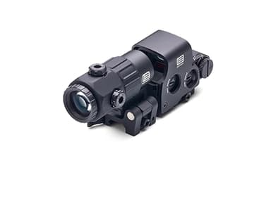 HHS VI Holographic Hybrid Sight - EXPS3-2 with G43 Magnifier, Micro 3 Power Magnifier with Quick Disconnect, Switch to Side (STS) Mount in Black
