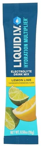 LIQUID IV Lemon Lime Hydration Drink Mix Single, 0.56 OZ