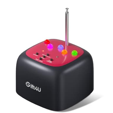 Ghost Hunting Equipment, Paranormal Investigation Equipment Portable Ghost Hunting Kit, EMF & Temp Sensor Detector with 5 Sensitivity Levels and Auto-Calibration, Halloween Gifts(Red)