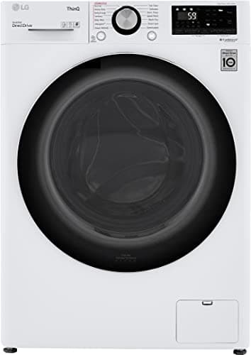 LG WM3555HWA 24 Inch Smart All In One Washer/Dryer with 2.3 cu. ft. Capacity, Wi-Fi Enabled, 14 Wash Cycles, 1400 RPM, Ventless, NeveRust Stainless Steel Drum, Quiet Operation, TrueBalance