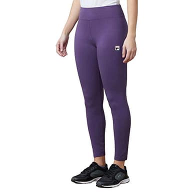 Fila Womens High Waist 7/8 Leggings (Medium, Gothic Grape)