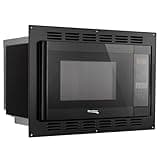 RecPro RV Convection Microwave Black 1.1 Cu. ft | 120V | Microwave | Appliances | Direct Replacement for High Pointe and Greystone
